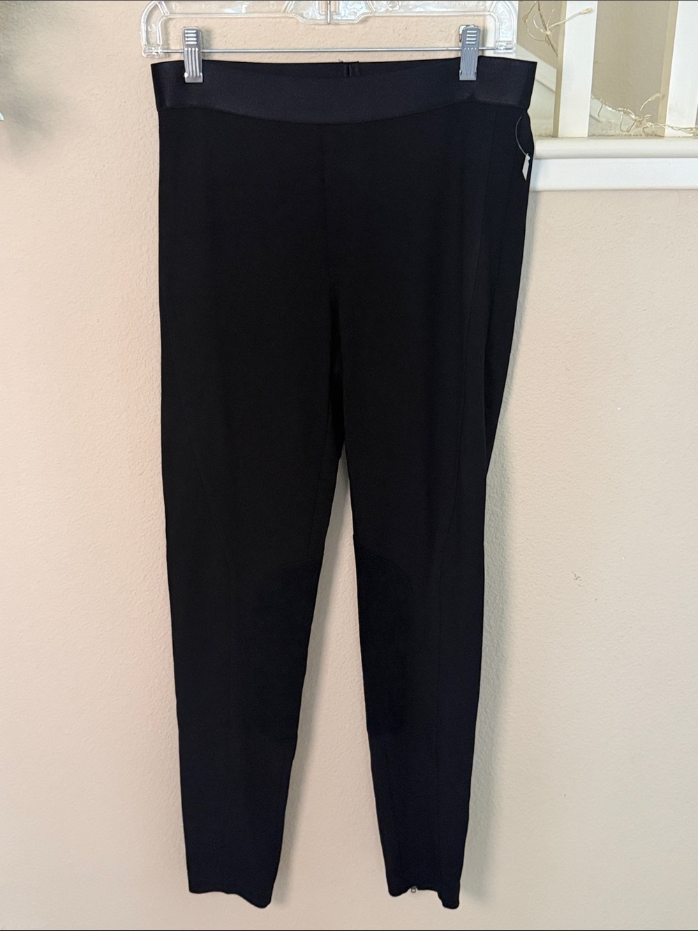 NWT Bailey 44 Women's Black Pfeiffer  Ponte Stretch Skinny Pants/Leggings